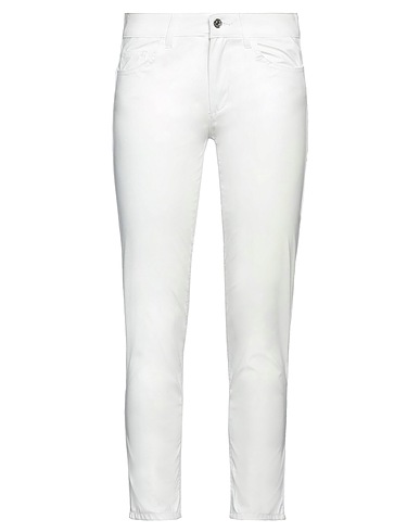 LIU •JO Pantalone Bianco 100% Poliestere, Cotone, Elastan