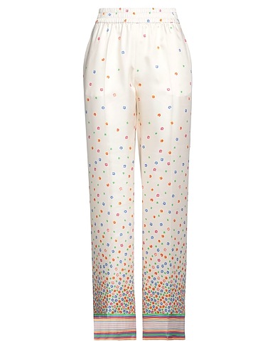 REDValentino Casual trouser White 100% Silk