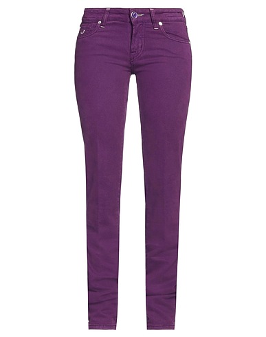 JACOB COHЁN Pantalone Prugna 97% Cotone, 3% Elastan