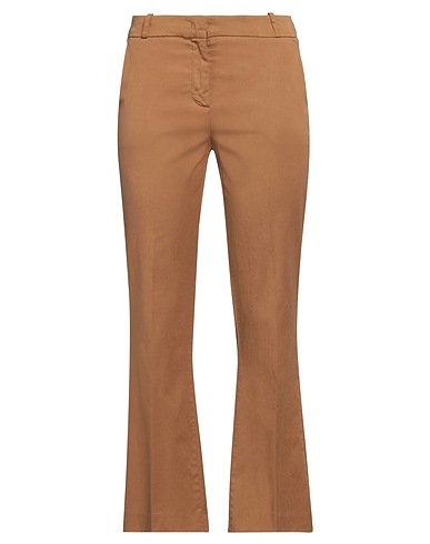 KILTIE Casual trouser Camel 58% Cotton, 40% Tencel™, 2% Elastane