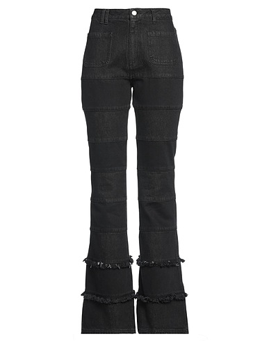 ANDERSSON BELL Denim pants Black 75% Cotton, 25% Polyester