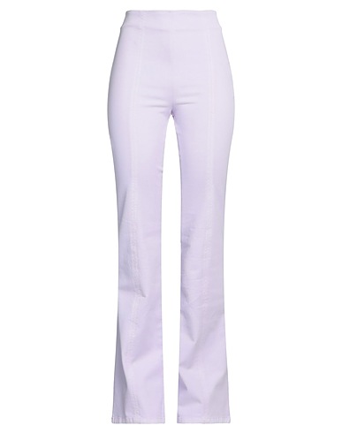 MVP WARDROBE Casual trouser Lilac 98% Cotton, 2% Elastane