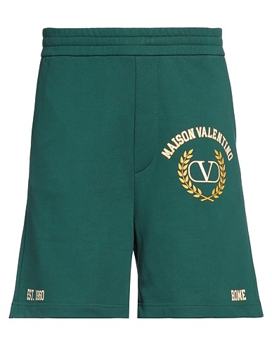 VALENTINO GARAVANI Shorts & Bermuda Green 100% Cotton