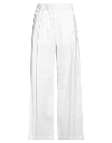 SEMICOUTURE Casual pants White 100% Cotton