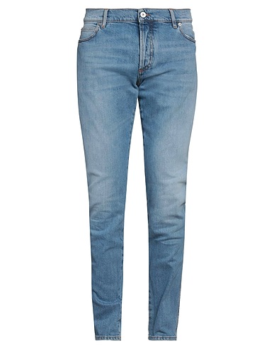 BALMAIN Denim trousers 98% Cotton, 2% Elastane