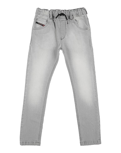 DIESEL Denim pants Grey 99% Cotton, 1% Elastane