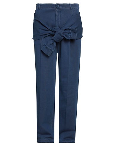 BURBERRY Casual trouser Blue 98% Cotton, 2% Elastane