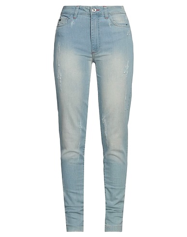 BLUGIRL Denim trousers Blue 98% Cotton, 2% Elastane