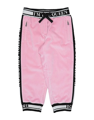 DOLCE&GABBANA Casual trouser Pink 98% Cotton, 2% Elastane, Silk