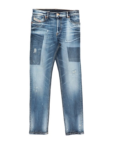 DIESEL Denim trousers Blue 99% Cotton, 1% Elastane