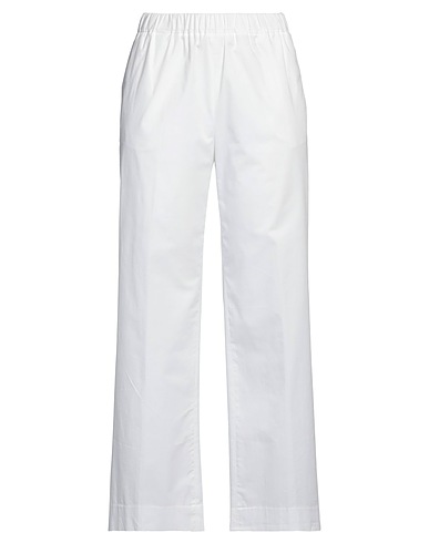 QL2 QUELLEDUE Casual pants White 97% Cotton, 3% Elastane