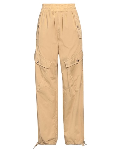 SEMICOUTURE Casual trouser Beige 97% Cotton, 3% Elastane