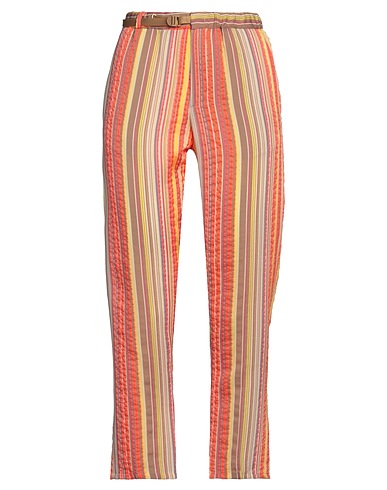 WHITE SAND Casual pants Beige 66% Polyamide, 18% Silk, 15% Polyester, 1% Acetate