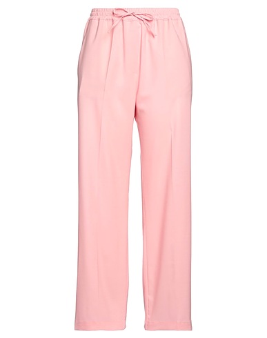 ERIKA CAVALLINI Casual pants Pink 98% Virgin Wool, 2% Elastane