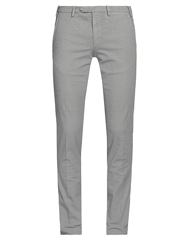 RAF MOORE Casual pants Grey 98% Cotton, 2% Elastane