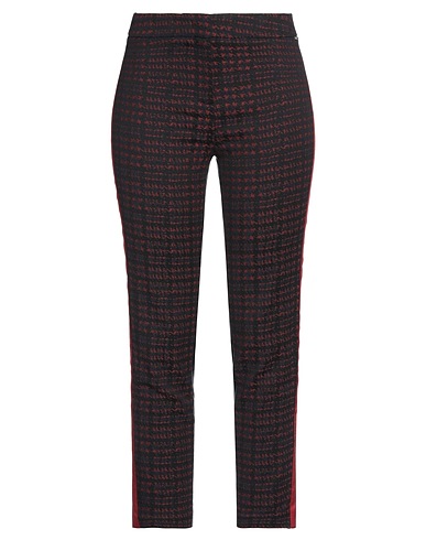 LIU •JO Casual trouser Red 90% Cotton, 7% Polyamide, 3% Elastane, Polyester, Polyurethane resin