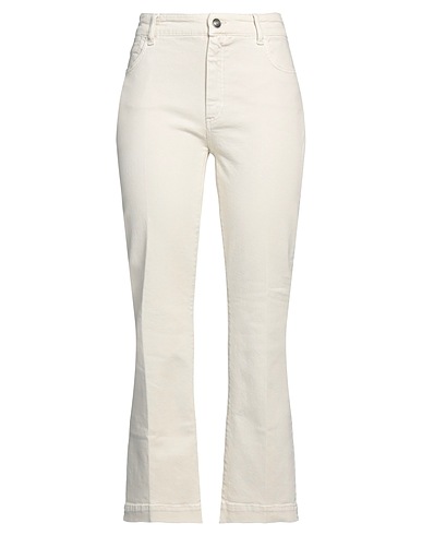 SPORTMAX Denim trousers 99% Cotton, 1% Elastane