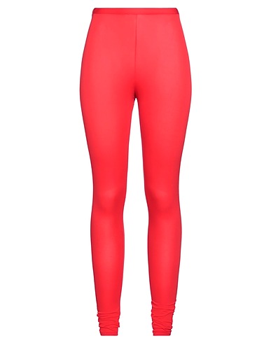 RAF SIMONS Leggings Rosso 86% Poliammide, 14% Elastan