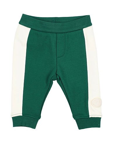 EMPORIO ARMANI Casual trouser Green 96% Cotton, 4% Elastane