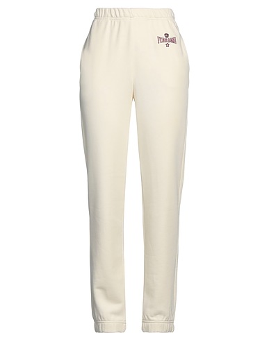 CHIARA FERRAGNI Casual trouser Cream 100% Cotton