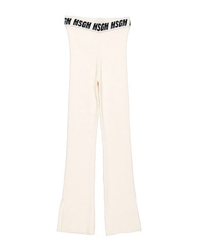 MSGM Leggings Cream 51% Viscose, 30% Polyester, 19% Nylon