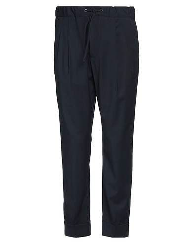 MESSAGERIE Casual trouser PATRIZIO PISCAGLIA Midnight blue 55% Wool, 44% Polyester, 1% Lycra®
