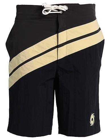 PALM ANGELS Swim shorts Beige 100% Polyamide, Polyester