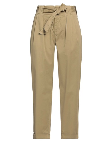 DONDUP Casual trouser Sage green 97% Cotton, 3% Elastane