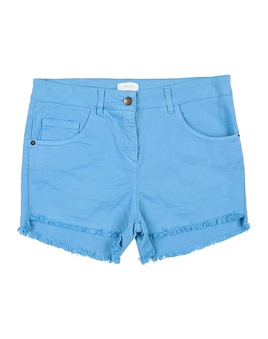 GAUDÌ Denim shorts Pastel blue 100% Cotton