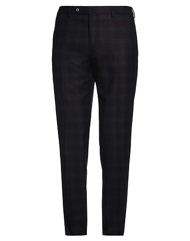 PT Torino БРЮКИ, ШОРТЫ И ЮБКИ Тёмно-фиолетовый 100% Натуральная шерсть