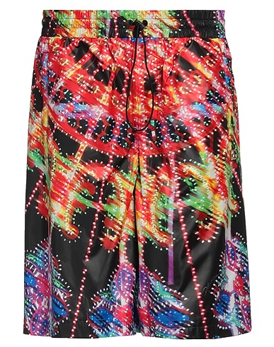 DOLCE&GABBANA Shorts & Bermuda Black 100% Polyester, Bronze