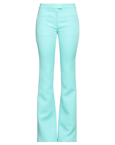 COURRÈGES Casual pants Turquoise 83% Polyester, 17% Acetate