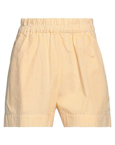 XíRENA Shorts & Bermuda Giallo ocra 100% Cotone