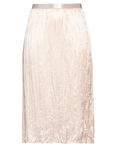 ACNE STUDIOS Midi skirt Beige 75% Viscose, 25% Silk