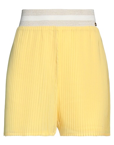 ANGELO MARANI Shorts & Bermuda Yellow 100% Polyester
