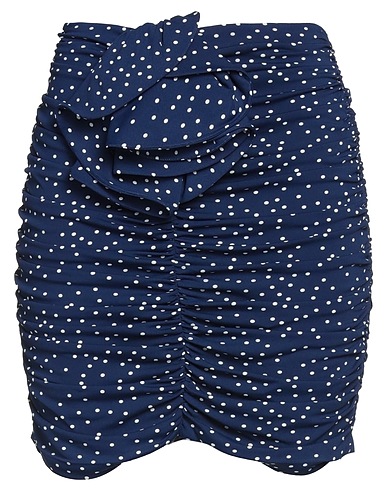 MAGDA BUTRYM Mini skirt Blue 97% Viscose, 3% Elastane