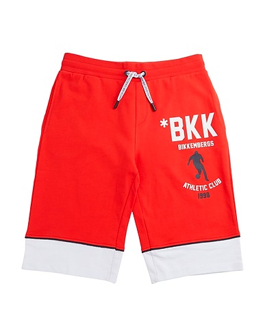 BIKKEMBERGS Shorts & Bermuda Red 100% Cotton