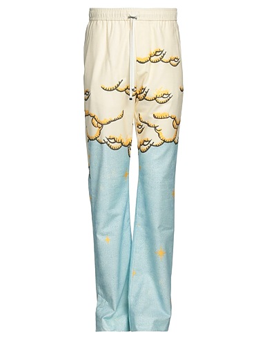 AMIRI Casual pants Pastel yellow 100% Cotton