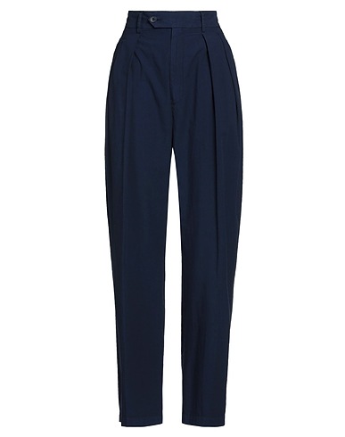 BARENA Casual trouser Navy blue 100% Cotton