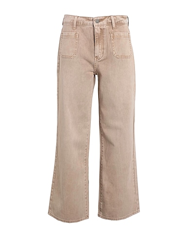 GUESS Denim trousers Beige 100% Cotton