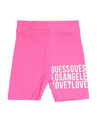 GUESS Shorts & Bermuda Fuchsia 95% Cotton, 5% Elastane
