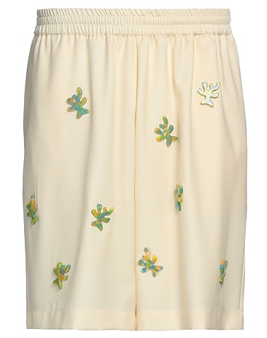 BONSAI Shorts & Bermuda Cream 99% Virgin Wool, 1% Elastane