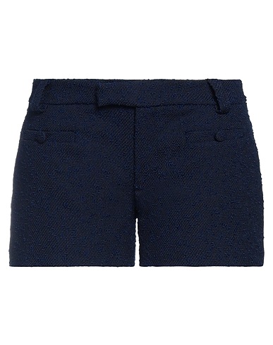 AMI ALEXANDRE MATTIUSSI Shorts & Bermuda Navy blue 45% Virgin Wool, 44% Polyester, 6% Cotton, 5% Polyamide