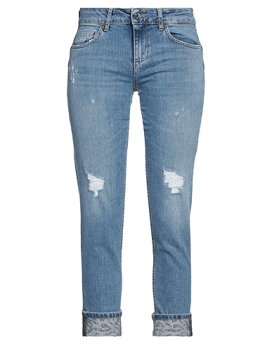 LIU •JO Denim pants Blue 98% Cotton, 2% Elastane