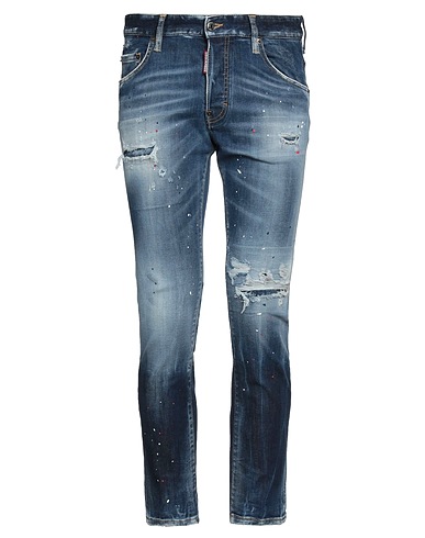 DSQUARED2 Denim trousers Blue 92% Cotton, 6% Elastomultiester, 2% Elastane