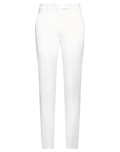 MAX MARA STUDIO Casual trouser White 71% Triacetate, 29% Polyester