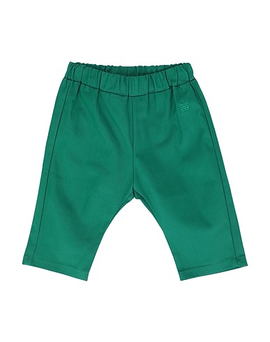 BIKKEMBERGS Casual trouser Green 97% Cotton, 3% Elastane