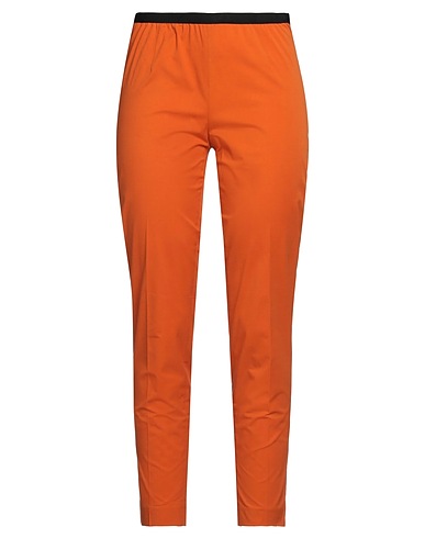 QL2  QUELLEDUE Casual pants Orange 97% Cotton, 3% Elastane