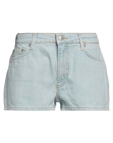CHIARA FERRAGNI Denim shorts Blue 100% Cotton
