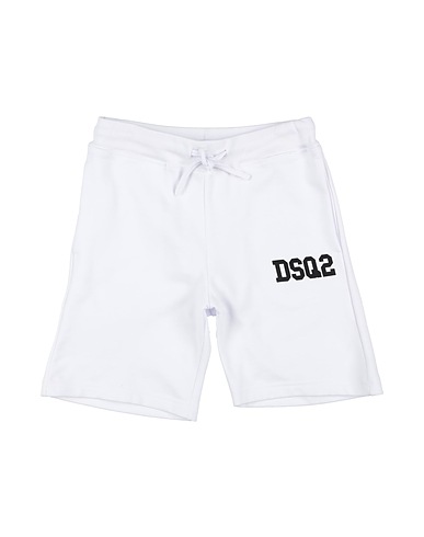 DSQUARED2 Shorts & Bermuda White 100% Cotton